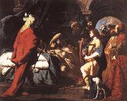 Giovanni Battista Spinelli David Soothing Saul's Anguishwith His Harp Spain oil painting artist